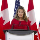 Imagen de archivo de la ex vice PM de Canadá, Chrystia Freeland