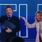 Javier Milei y Giorgia Meloni en un encuentro reciente en Italia