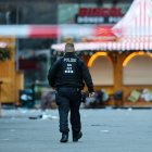 Magdeburg Christmas market after the attack.