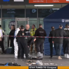 Escena de presunto ataque terrorista en Haifa, Israel