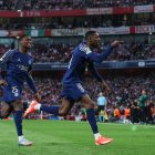 El PSG celebra un gol - AFP