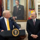 Trump y Lutnick en la Casa Blanca/ Joyce N. Boghosian