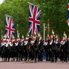 Desfile aniversario fin de la Segunda Guerra Mundial