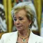 Linda McMahon, secretaria de Educación, en la Casa Blanca