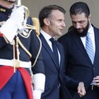 Emmanuel Macron y el presidente sirio Ahmed al-Sharaa