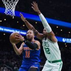 Jalen Brunson, la estrella de los Knicks, durante la serie contra Celtics