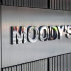 Cartel de Moody's Corporation en su sede central