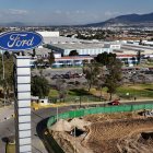 Vista aérea de la fábrica de Ford