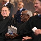Los jueces de la Corte Suprema durante la inauguración de Trump/ Chip Somodevilla