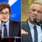 El presidente argentino, Javier Milei, y el secretario Kennedy Jr.