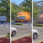 Camión explota en Chicago