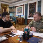 Zelenski reunido con el jefe del Servicio de Seguridad de Ucrania