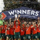 Portugal festeja el título de la Liga de Naciones