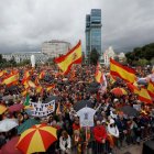 Protesta antigubernamental en Madrid, España