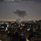 Un lugar atacado por Israel en la capital iraní, Teherán