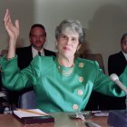 Violeta Barrios de Chamorro. Imagen de archivo