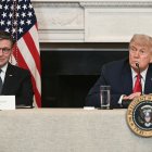 Trump y Johnson en la Casa Blanca/ Brendan Smialowski