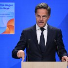 El Secretario General de la OTAN Mark Rutte ofrece una conferencia de prensa