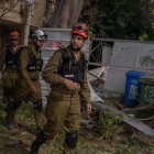 Soldiers of Israel's Home Front Command in Tel Aviv