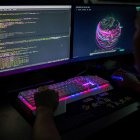 Hacker. Imagen de archivo.