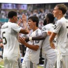 El Real Madrid celebra la victoria frente a la Juventus. Mundial de Clubes de la FIFA