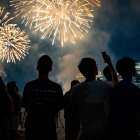 Fuegos artificiales en Nueva York