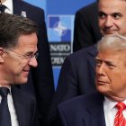 Rutte y Trump en La Haya/ Christian Hartmann