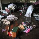 One of the rooms in Camp Mystic, destroyed by flooding