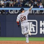 Javier Báez, de los Tigres de Detroit. Imagen de archivo