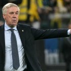Carlo Ancelotti, durante un partido de Brasil