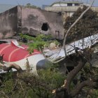 Foto del accidente del Air India Boeing 787