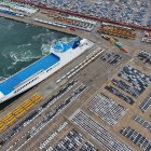 El puerto de Yantai, en la provincia oriental china de Shandong