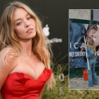 Diseño donde se incluye a la actriz Sydney Sweeney y su campaña de Jeans