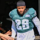 Saquon Barkley (Philadelphia Eagles), tras un entrenamiento