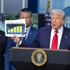 Comparecencia de prensa de Donald Trump en la Casa Blanca el 11 de agosto