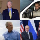 Putin con Clinton, Bush y Obama/ Stephen Jaffe, Luke Frazza, Jim Watson y Mandel Ngan