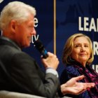Bill and Hillary Clinton during an appearance
