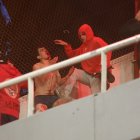 Batalla campal en el duelo entre el Independiente de Avellaneda y el Universidad de Chile