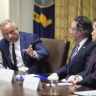 El secretario de Salud, Robert F Kennedy Jr. durante la reunión de gabinete de la Administración Trump