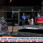 Escena del crimen en la Annunciation School en Minneapolis