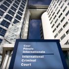 La Corte Penal Internacional en La Haya, Países Bajos