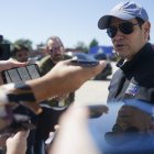 El secretario de Esatdo Marco Rubio habla con periodistas