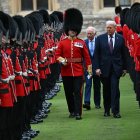 La Guardia Real Británica recibe al presidente Trump
