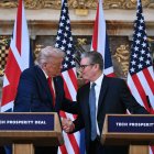 El presidente Donald Trump y el primer ministro británico Keir Starmer