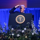 Trump en la cena del American Cornerstone Institute/ Alex Wroblewski