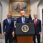 El presidente de Estados Unidos, Donald Trump, durante un evento sobre autismo