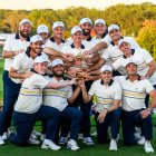 El equipo de Europa celebra el título de la Ryder Cup 2025