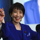 Newly-elected Liberal Democratic Party (LDP) leader Sanae Takaichi