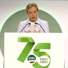 Meloni en el 75º aniversario de la Confederazione Italiana Sindacati Lavoratori (CISL)