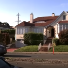 Fachada de la casa en San Francisco
